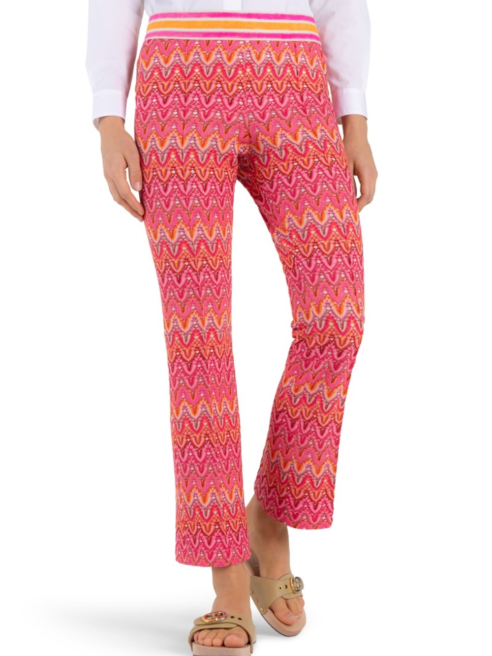 CAMBIO RANEE EASY KICK IN ORANGE/PINK WAVE KNIT